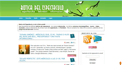 Desktop Screenshot of boticadelespectaculo.com